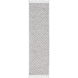 The Curated Nomad Roehamp Textured Moroccan Rug with Fringe
