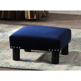 The Curated Nomad Stardust Square Accent Ottoman