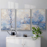 The Entrance to Giverny under the Snow, 1885 - Multi Piece Framed Canvas