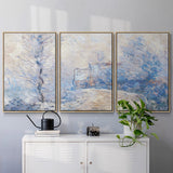 The Entrance to Giverny under the Snow, 1885 - Multi Piece Framed Canvas