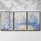 The Entrance to Giverny under the Snow, 1885 - Multi Piece Framed Canvas
