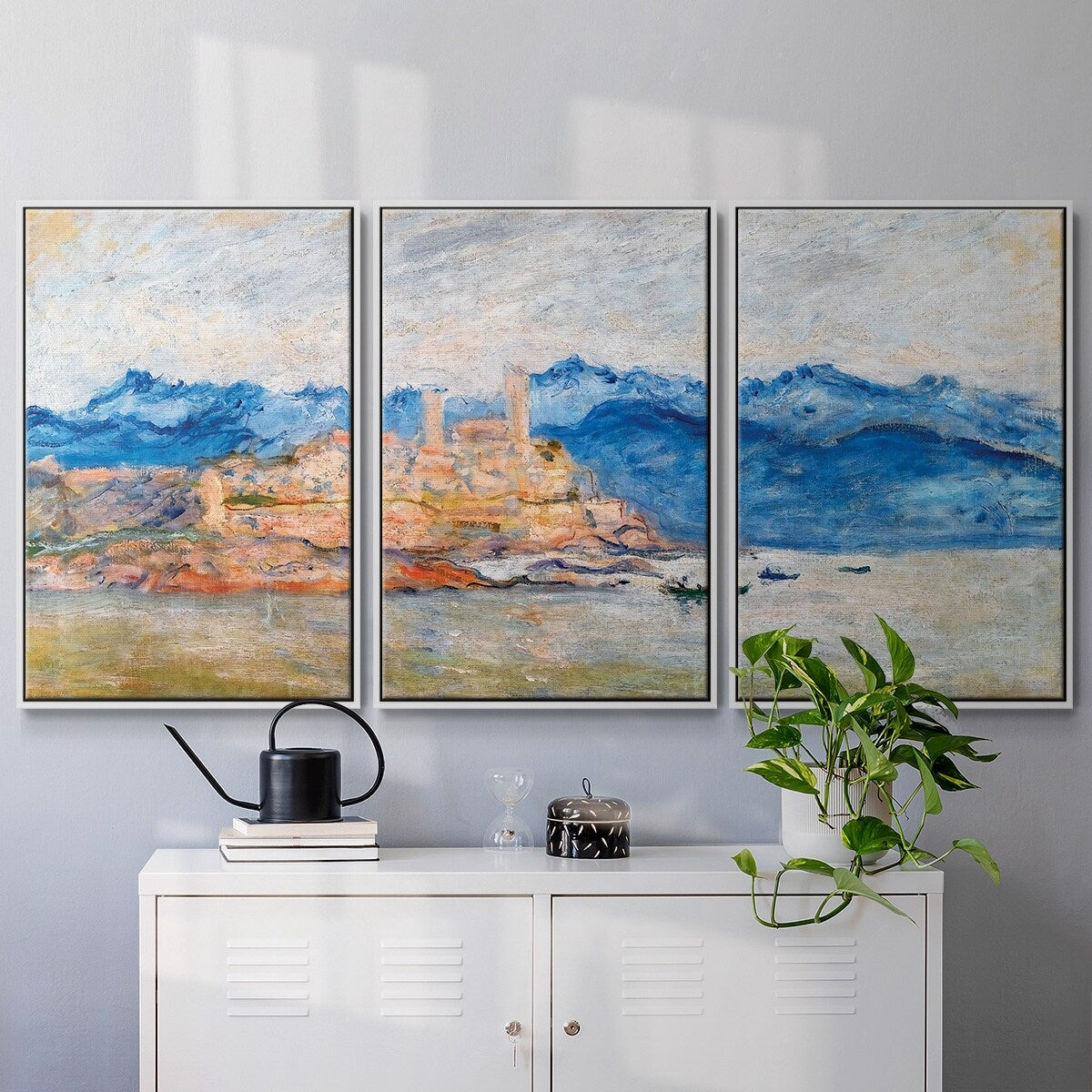 The Fort of Antibes, 1888 - Multi Piece Framed Canvas