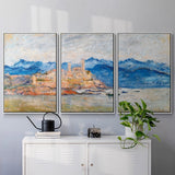 The Fort of Antibes, 1888 - Multi Piece Framed Canvas