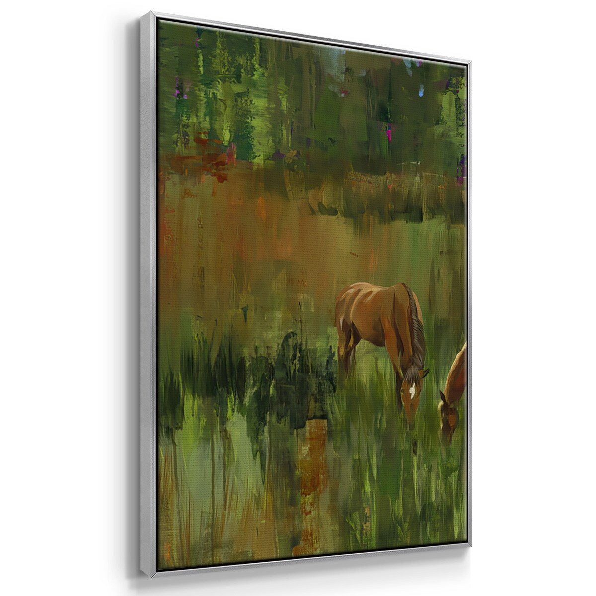 The Grass is Always Greener - Multi Piece Framed Canvas