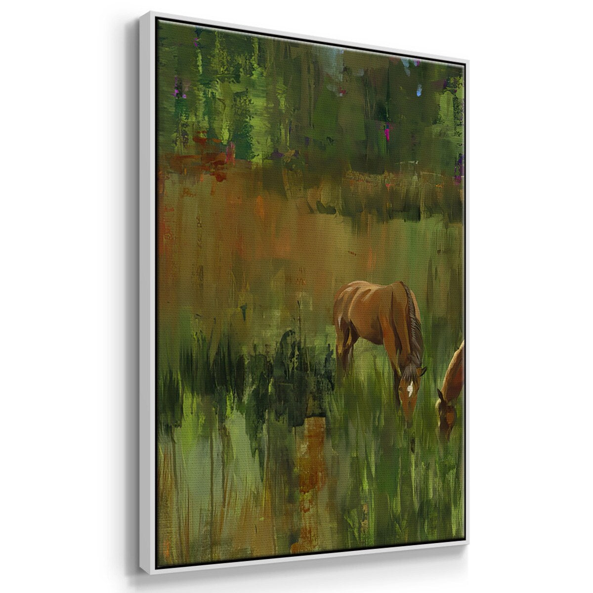 The Grass is Always Greener - Multi Piece Framed Canvas