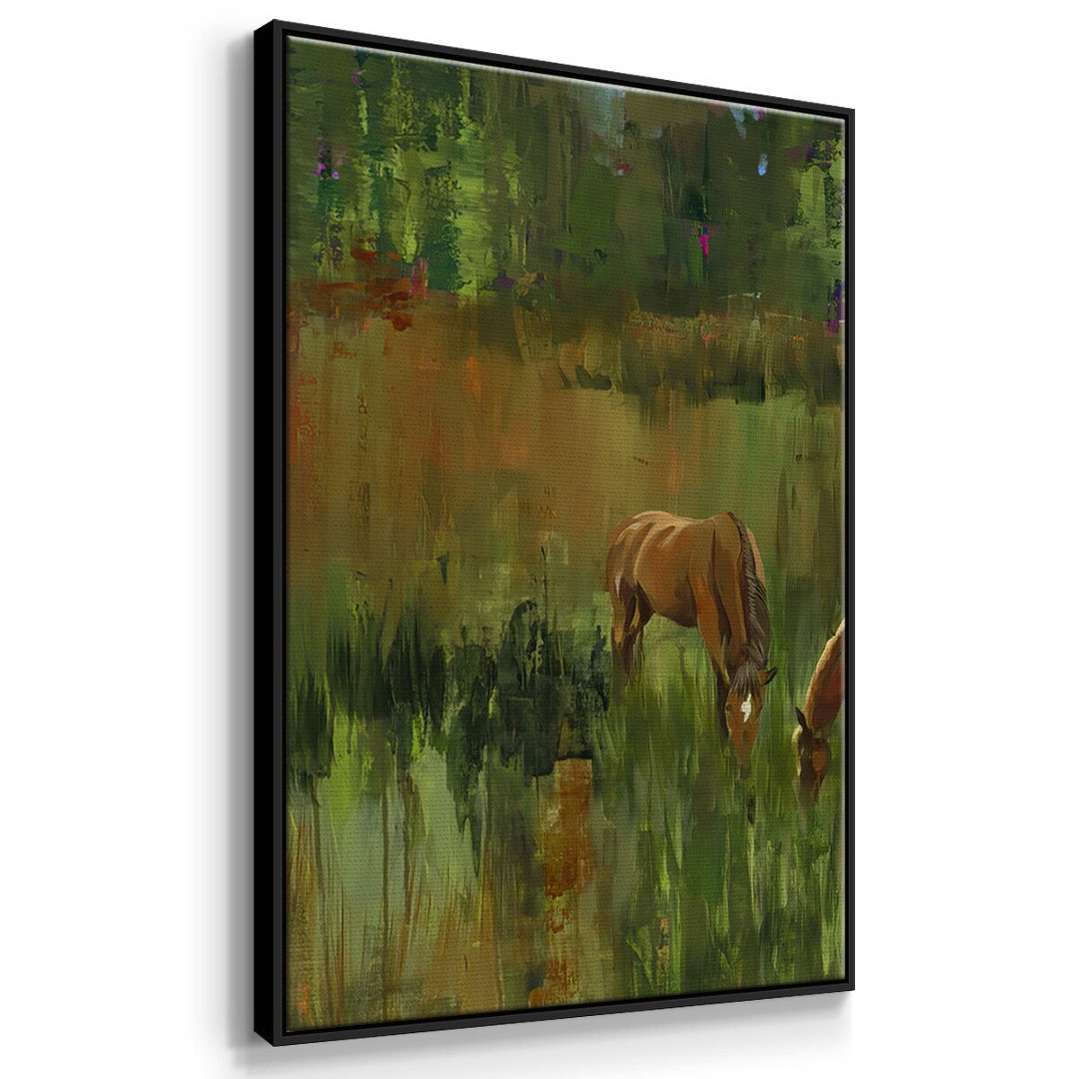 The Grass is Always Greener - Multi Piece Framed Canvas