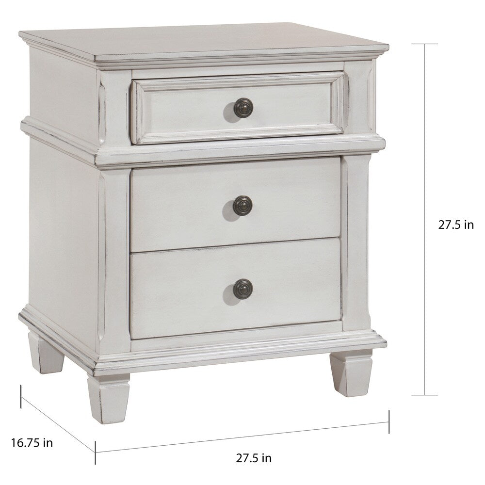 Coaster Furniture Carolina Antique White 5-piece Panel Bedroom Set