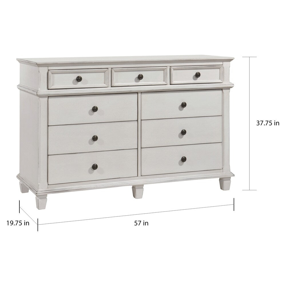 Coaster Furniture Carolina Antique White 5-piece Panel Bedroom Set