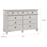Coaster Furniture Carolina Antique White 5-piece Panel Bedroom Set
