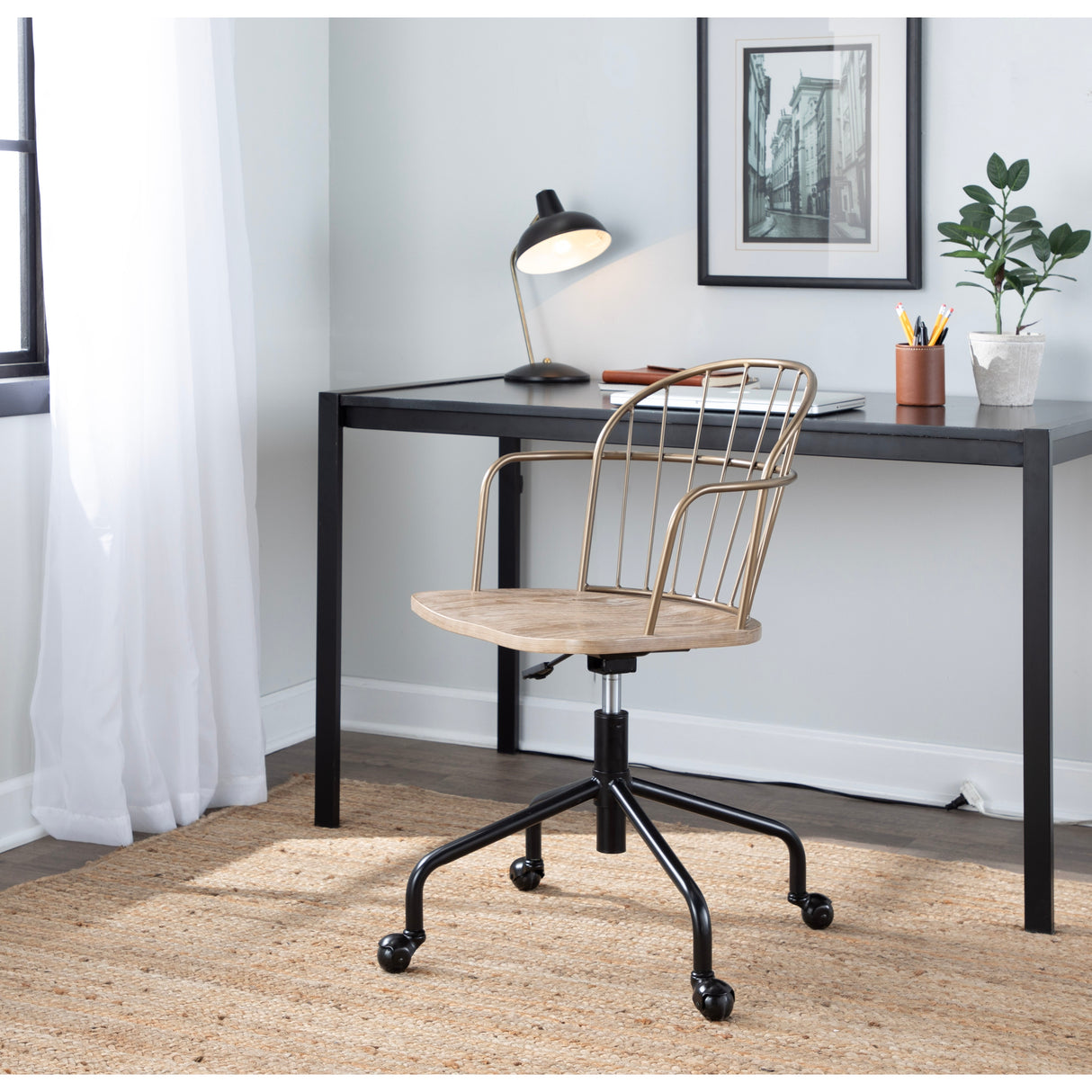 The Gray Barn Ellul Adjustable Office Chair