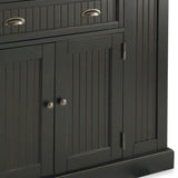 The Gray Barn Firebranch 3-pc. Distressed Black Kitchen Island Set
