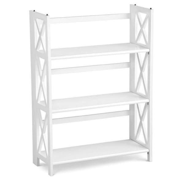 Copper Grove Jaborosa 3-shelf Folding Stackable Bookcase