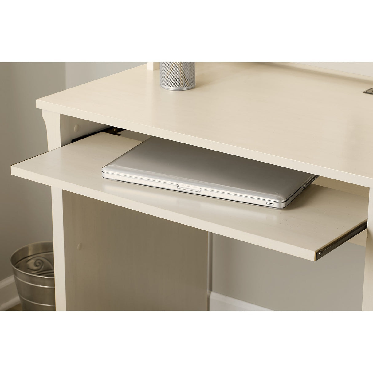 Mission Desk with Hutch, Lateral File Cabinet and 5-shelf Bookcase - 47.17"L x 23.19"W x 62.95"H - 47.17"L x 23.19"W x 62.95"H