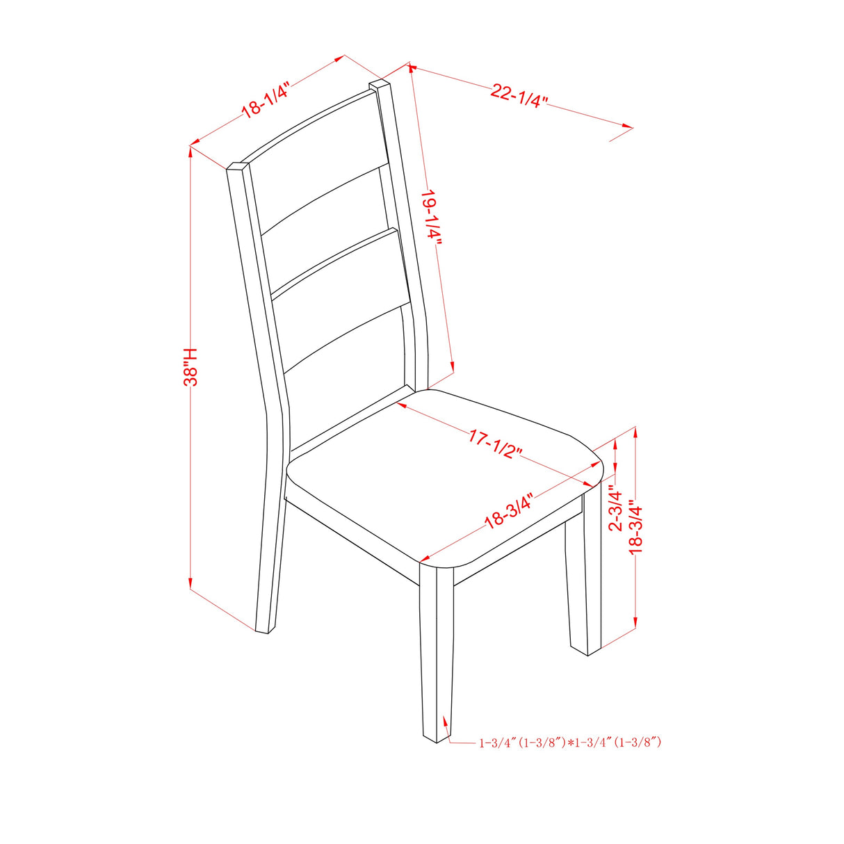 The Gray Barn Lyndale Farmhouse White Dining Chairs (Set of 2)