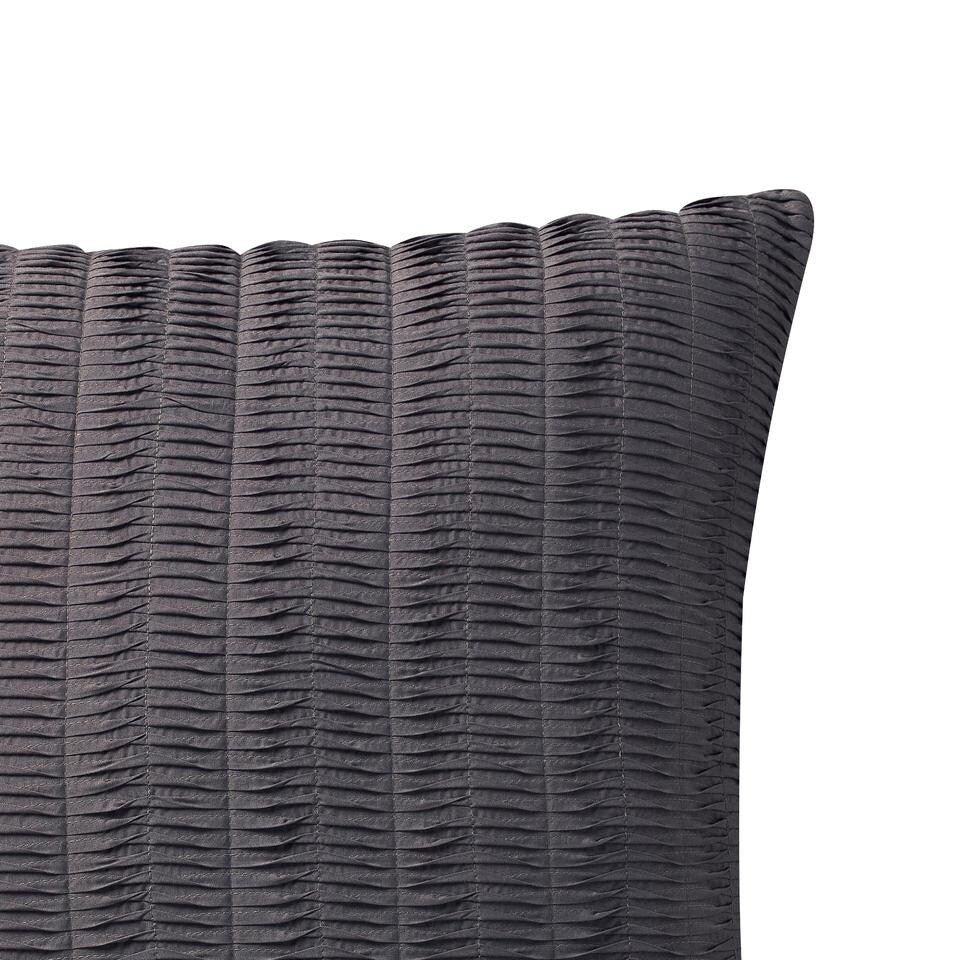 The Horizon Pleated Deco Pillow Grey