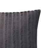 The Horizon Pleated Deco Pillow Grey
