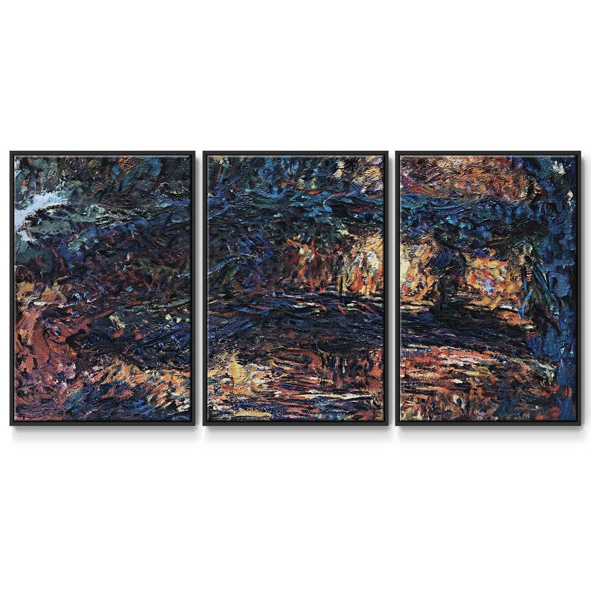 The Japanese Bridge #2 - Multi Piece Framed Canvas