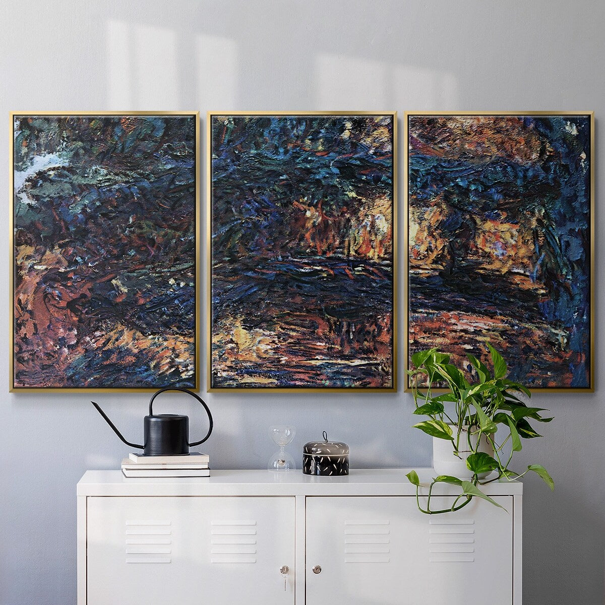 The Japanese Bridge #2 - Multi Piece Framed Canvas