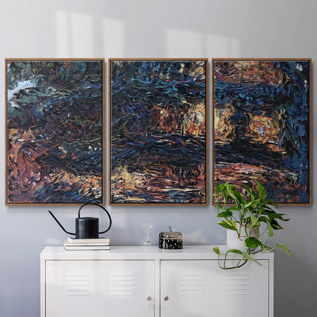The Japanese Bridge #2 - Multi Piece Framed Canvas
