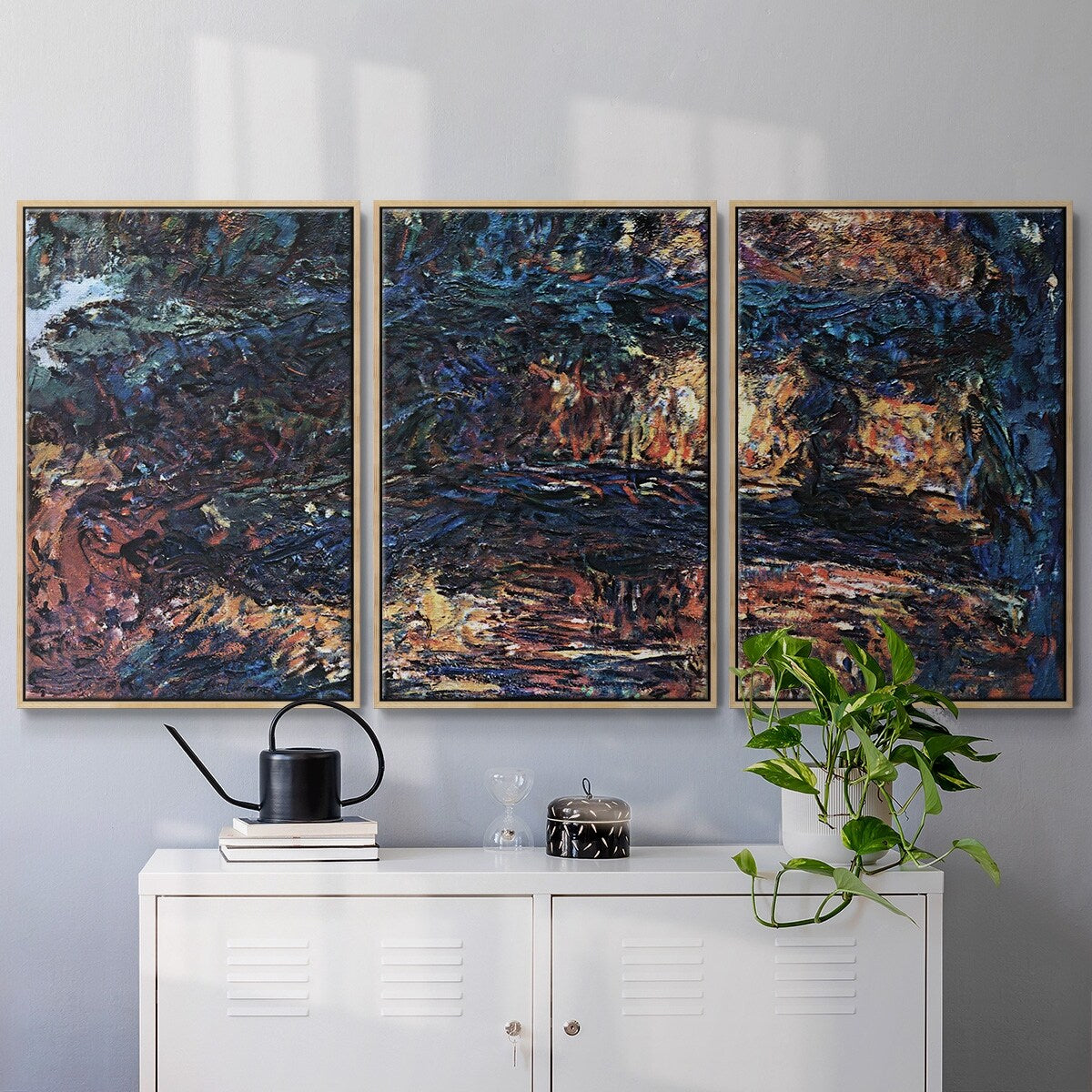 The Japanese Bridge #2 - Multi Piece Framed Canvas