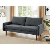 The Jasper II Modern Poly Fabric Sofa by Coosy Home