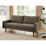 The Jasper II Modern Poly Fabric Sofa by Coosy Home
