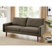 The Jasper II Modern Poly Fabric Sofa by Coosy Home