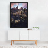The King Photography Cactus Calico Cat Desert Nature Art Print/Poster