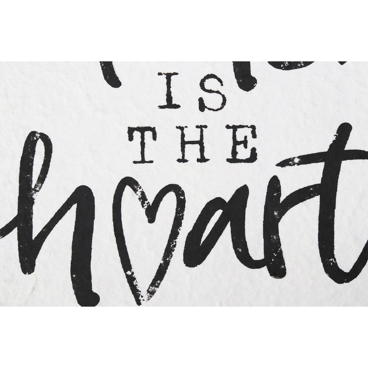 The Kitchen is The Heart of The Home Rustic Wood Wall Sign