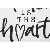 The Kitchen is The Heart of The Home Rustic Wood Wall Sign