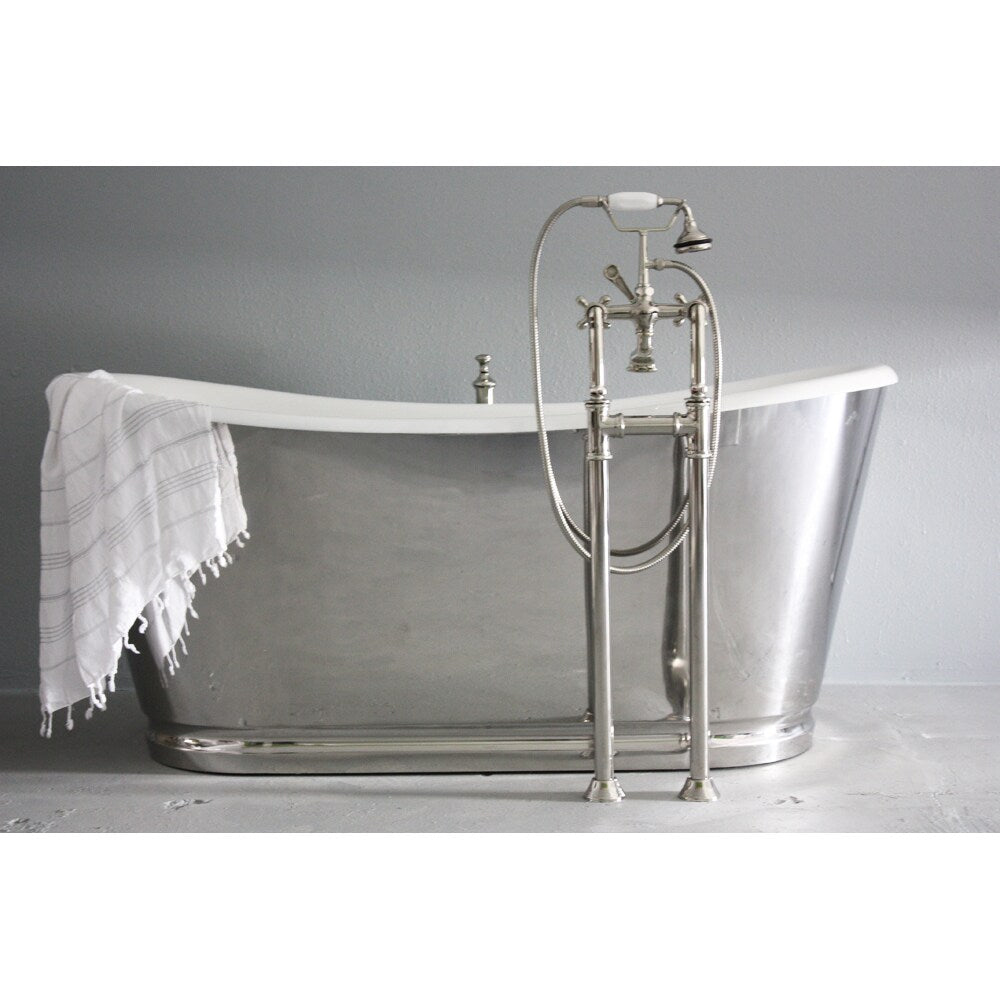 'The Lindisfarne' from Penhaglion 68-inch Cast Iron French Bateau Bathtub