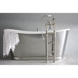 'The Lindisfarne' from Penhaglion 68-inch Cast Iron French Bateau Bathtub