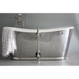 'The Lindisfarne' from Penhaglion 68-inch Cast Iron French Bateau Bathtub