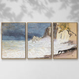 The Manneport, Etretat - Multi Piece Framed Canvas