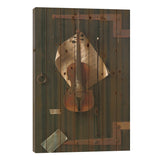 The Old Violin Print On Wood by William Michael Harnett - Multi-Color