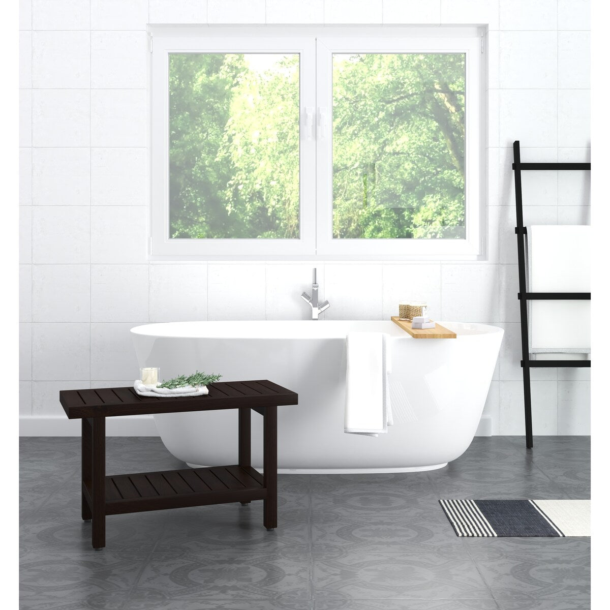 The Original Spa Teak Shower Bench
