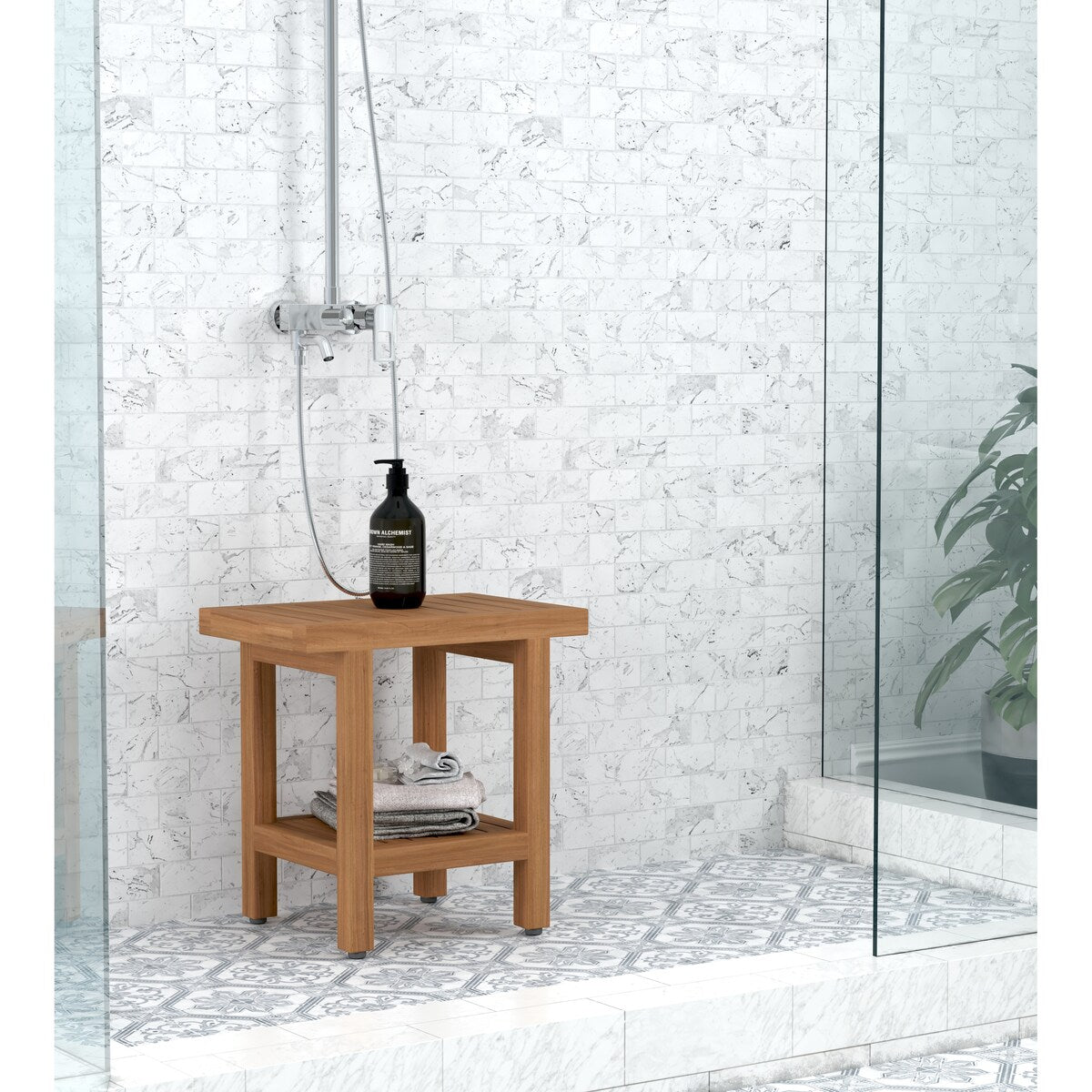 The Original Spa Teak Shower Bench
