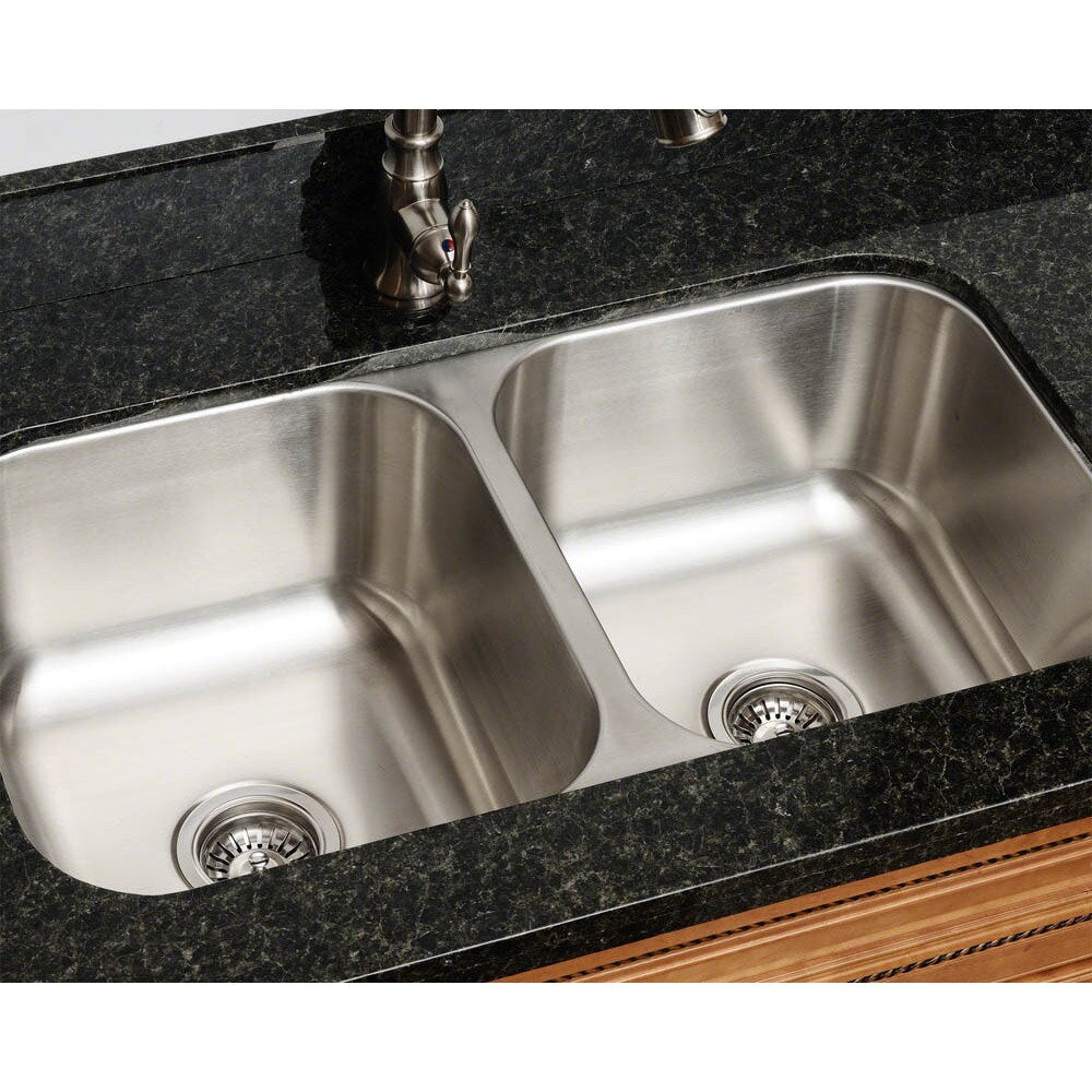 The Polaris Sinks PA205 16-gauge Kitchen Ensemble - Stainless Steel
