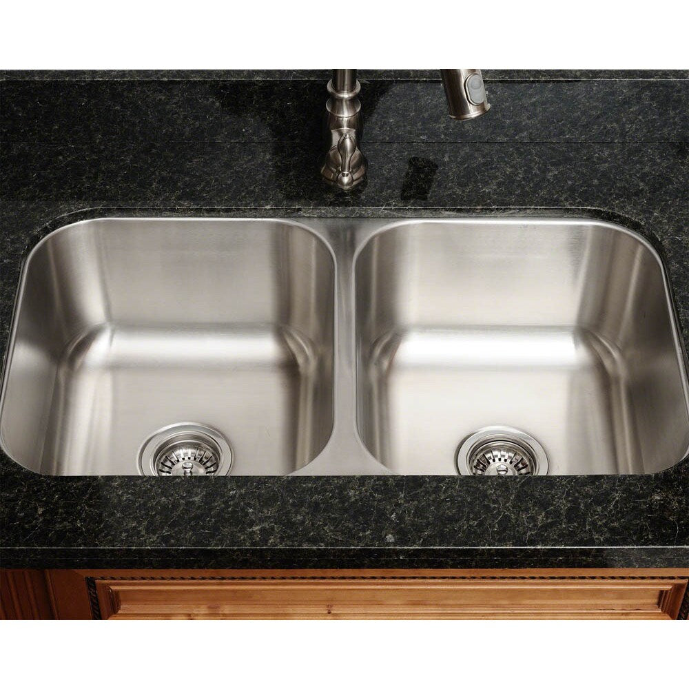 The Polaris Sinks PA205 16-gauge Kitchen Ensemble - Stainless Steel