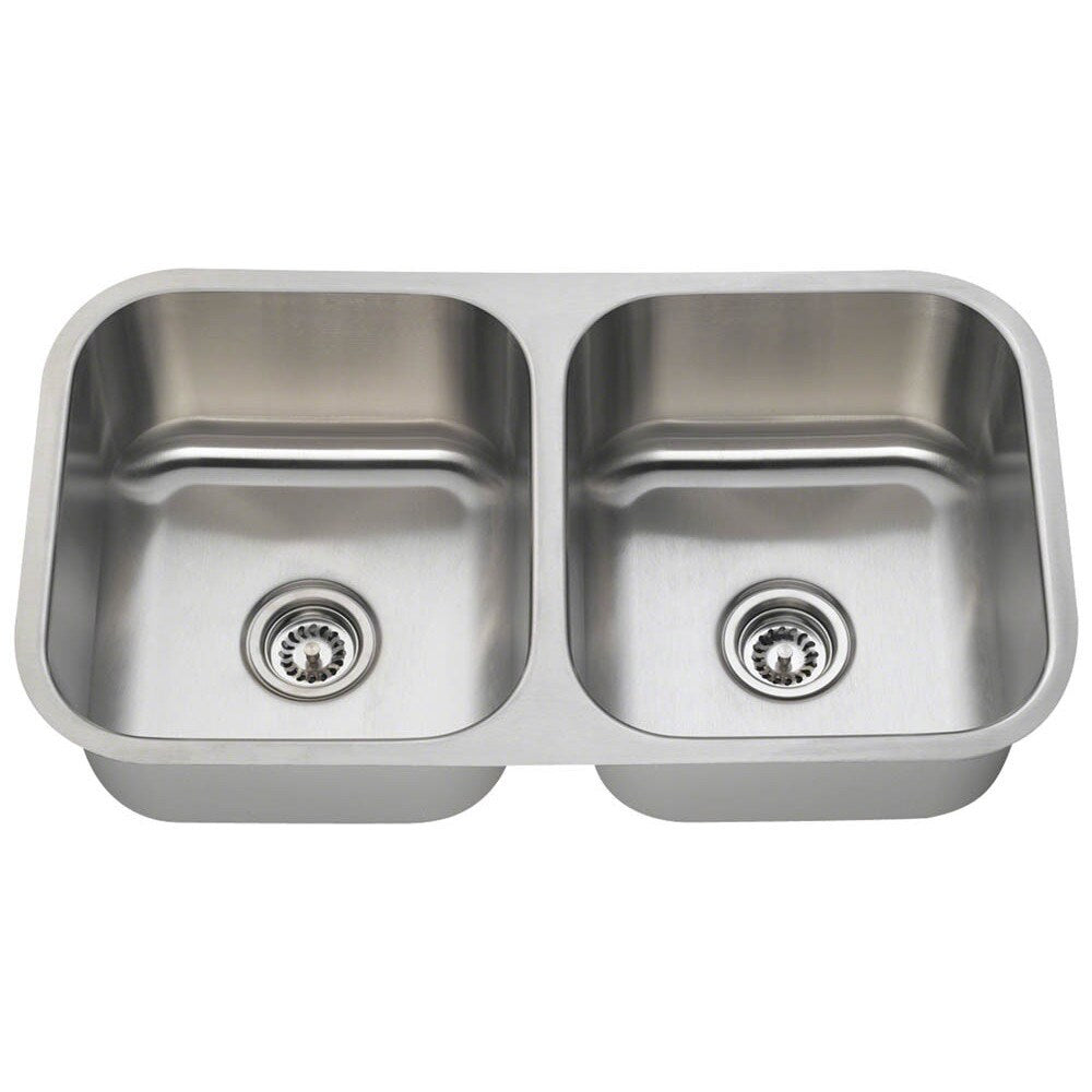 The Polaris Sinks PA205 16-gauge Kitchen Ensemble - Stainless Steel