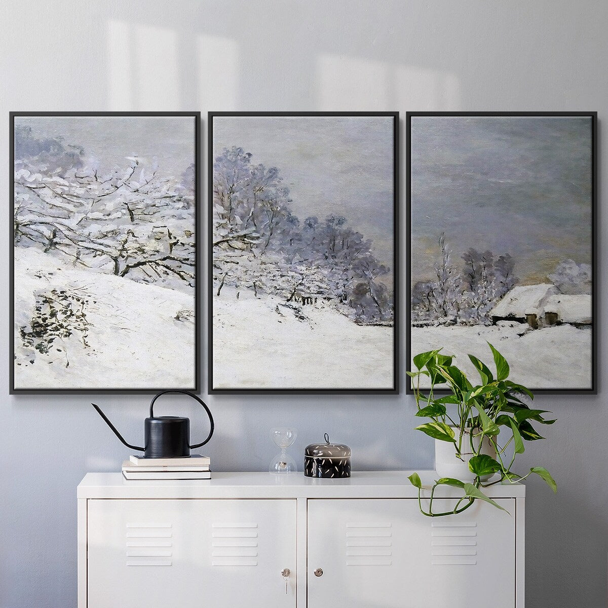 The Road in front of Saint - Multi Piece Framed Canvas