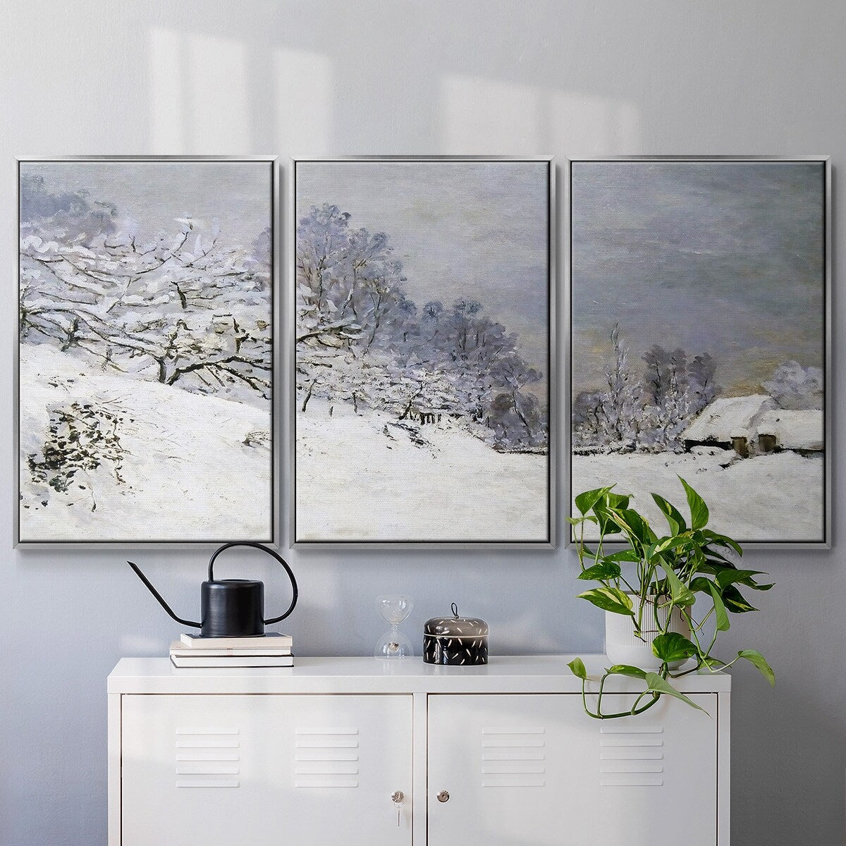 The Road in front of Saint - Multi Piece Framed Canvas