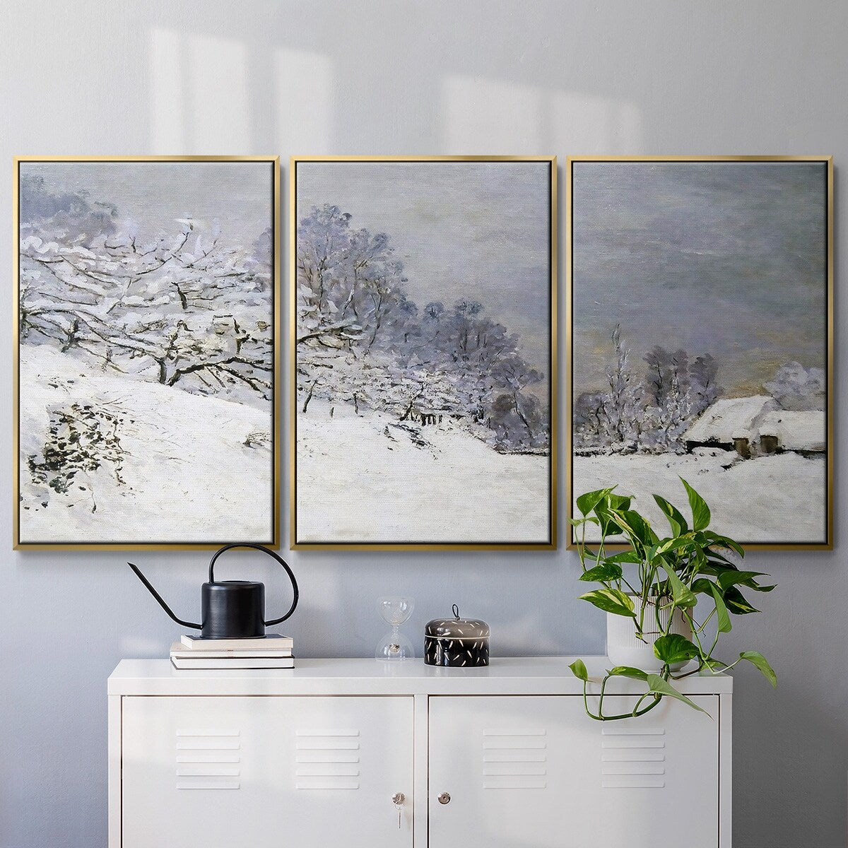 The Road in front of Saint - Multi Piece Framed Canvas