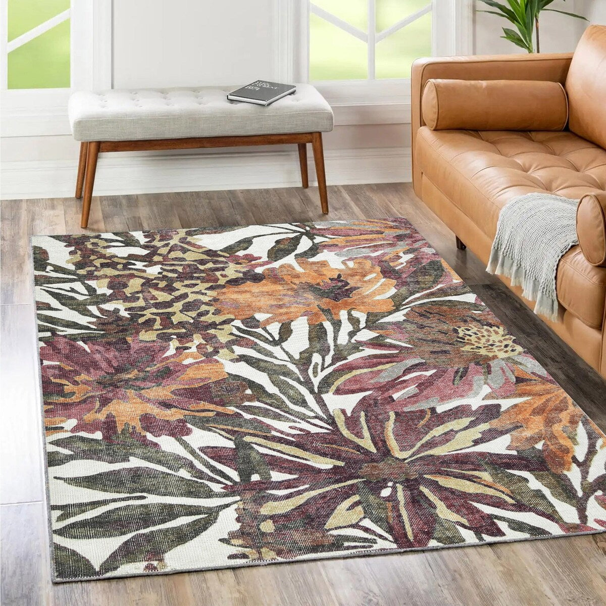The Rug Collective Wildflower Machine Washable Area Rug