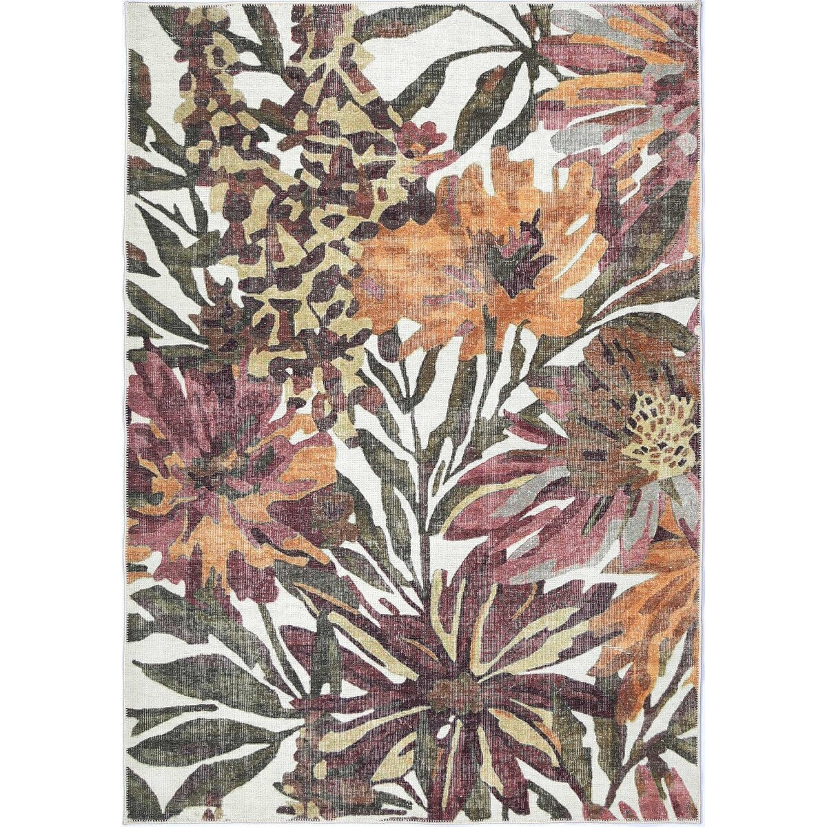 The Rug Collective Wildflower Machine Washable Area Rug