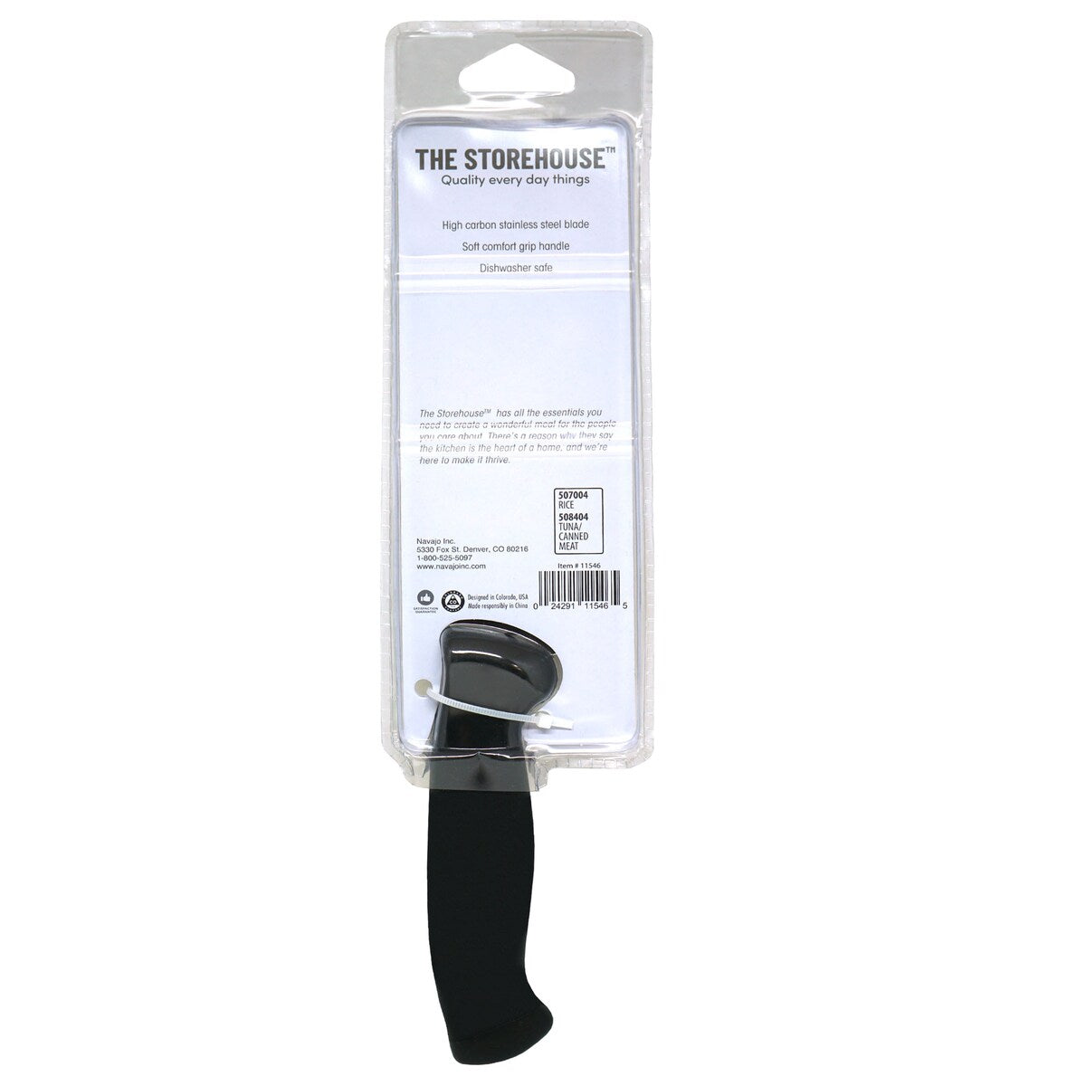 The Storehouse 5-inch Mini Chef Knife - Black
