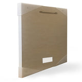 Stupell Grey Fashion Bookstack with Grey Frenchie Wall Plaque Art, 10 x 15, Proudly Made in USA