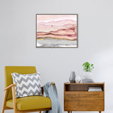 The Vineyard I Blush by Chris Paschke Framed Canvas Wall Art Print - Sylvie Greywash