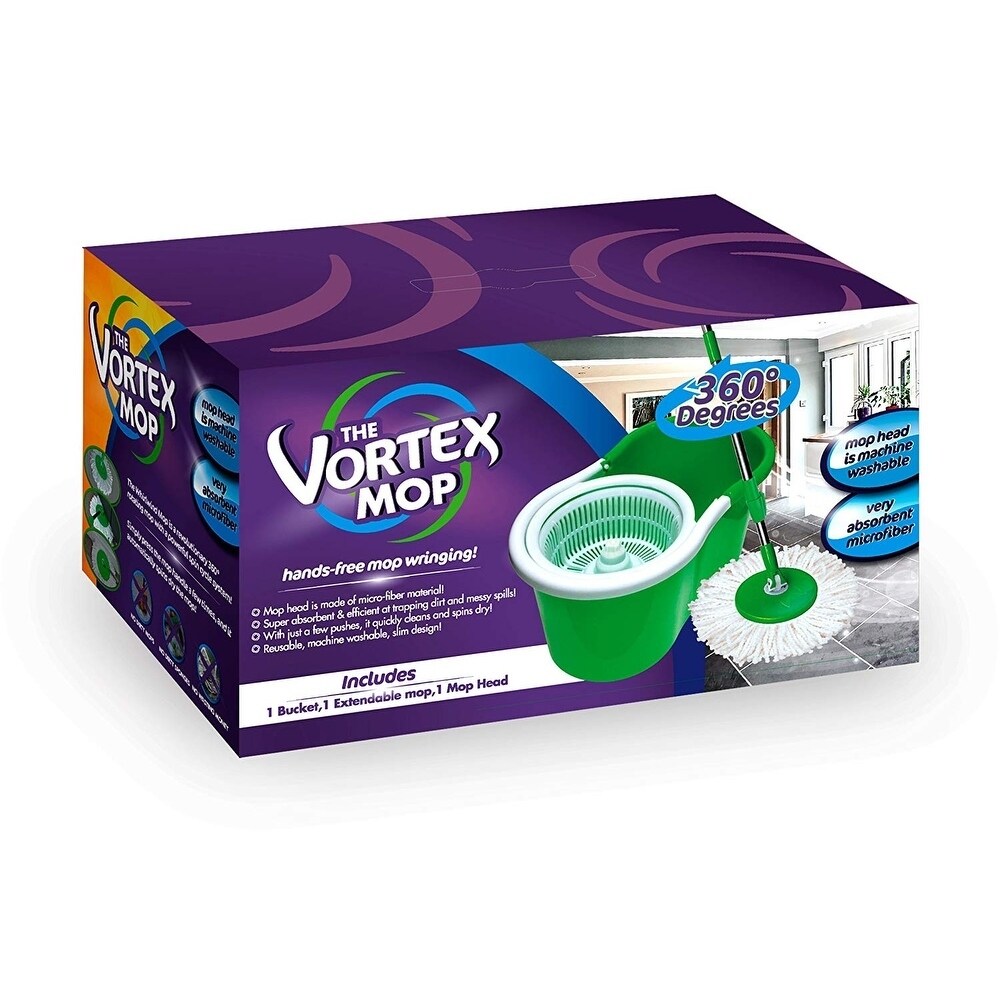 The Vortex Mop - Hands-Free Mop Wringing - Green