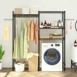 The Washer and Dryer Storage Shelf Garment Rack